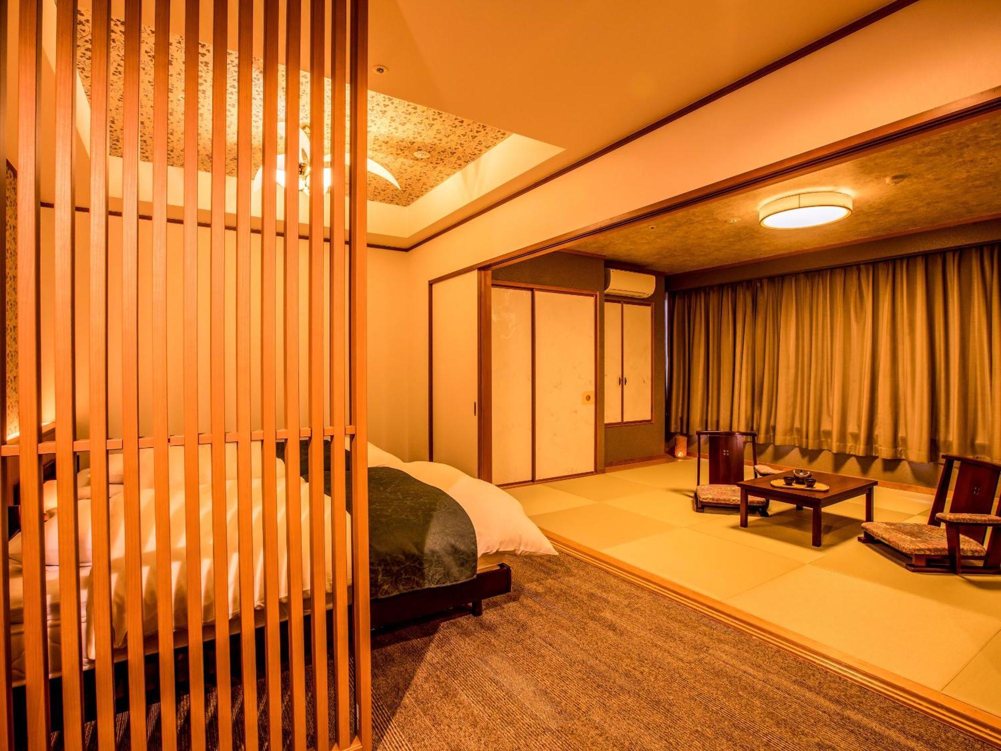 Ooedo Onsen Monogatari Premium Yoshinoya Irokuen Hotel Kaga  Szoba fotó